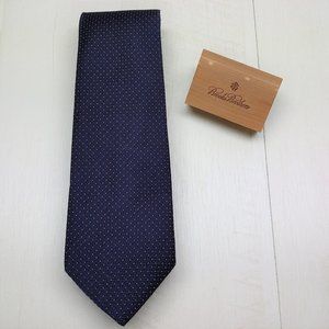 Brooks Brothers 100% Silk Woven In Italy Blue Tie